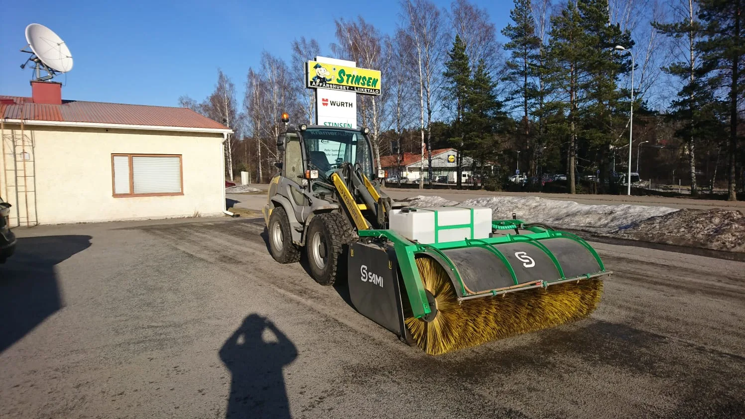 Vinterunderhåll & sandupptagning – Aureus i arbete 1